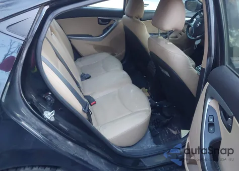 2013 Hyundai Elantra Limited from USA, damaged, VIN 5NPDH4AE3DH264110